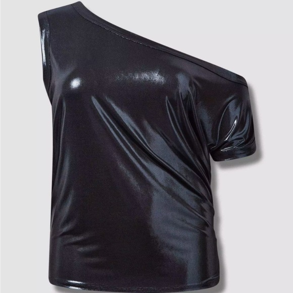 Torrid - Liquid Shine Off Shoulder Top - 2x - Picture 1 of 9